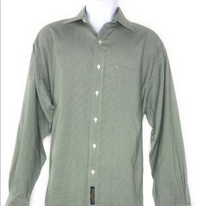 Tommy Hilfiger Men’s Striped Button Down Sz Large